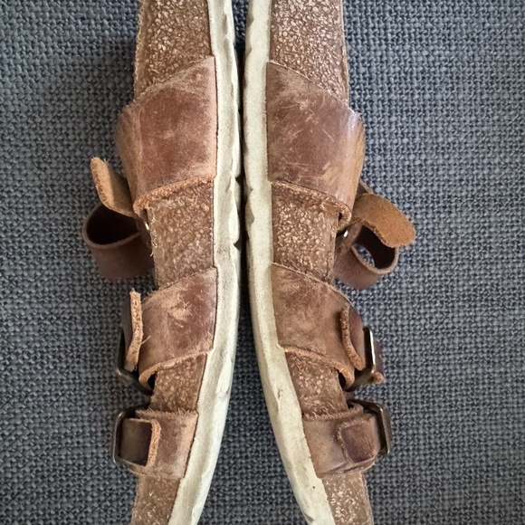 franca hex - cognac oiled leather birkenstock womens 38 - Picture 4 of 7